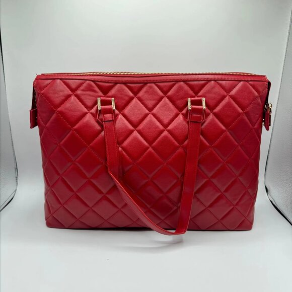Badgley Mischka Quilted Tote Bag - Picture 2 of 7